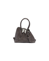 Gray Mini Sant Ambroeus Leather Bag | PDP | Antonia