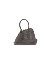 Gray Mini Sant Ambroeus Leather Bag | PDP | Antonia