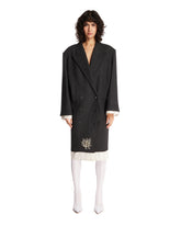 Cappotto A Doppiopetto In Lana Grigio | All | Antonia