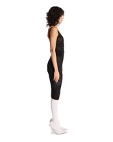 Black Stretch Tulle Midi Dress | PDP | Antonia