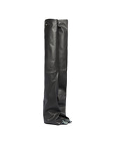 Stivali Thigh High In Pelle Grigi | All | Antonia