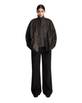 Black Quintus Leather Jacket | PDP | Antonia