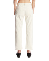 White Riaco Cotton Denim Jeans | PDP | Antonia