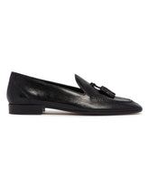 Black Caden Leather Loafers | PDP | Antonia