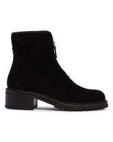 Black Nobilis Suede Pull-On Boots | PDP | Antonia