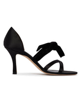 Black Ella Knotted Sandals | PDP | Antonia
