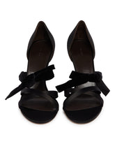 Black Ella Knotted Sandals | PDP | Antonia