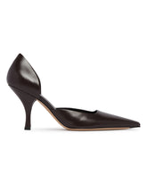 Brown Pia D'Orsay Pumps | PDP | Antonia
