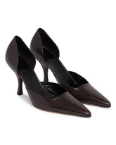 Brown Pia D'Orsay Pumps | PDP | Antonia