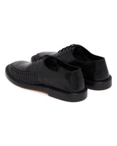 Black Lace-Up Derby Shoes | PDP | Antonia