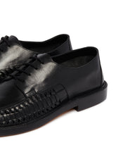 Black Lace-Up Derby Shoes | PDP | Antonia