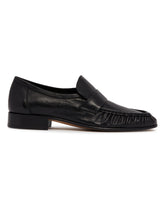 Black Soft Leather Loafers | PDP | Antonia
