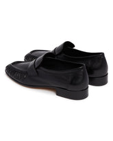 Black Soft Leather Loafers | PDP | Antonia