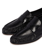 Black Soft Leather Loafers | PDP | Antonia