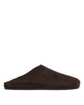 Slippers In Suede Hudson Marroni - THE ROW | PLP | Antonia