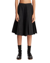 Black Pleated Midi Skirt | PDP | Antonia