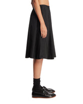 Black Pleated Midi Skirt | PDP | Antonia