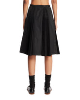 Black Pleated Midi Skirt | PDP | Antonia