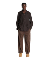 Brown Cotton Trousers | PDP | Antonia