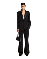 Black Coleman Wool Trousers | PDP | Antonia