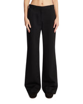 Black Lind Wool Trousers | PDP | Antonia