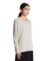 Gray Fraya Cotton T-Shirt | PDP | Antonia