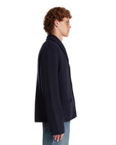 Blue Cashmere and Cotton Cardigan | PDP | Antonia