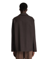 Camicia In Lana Marrone | PDP | Antonia