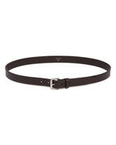 Brown Geo Leather Belt | PDP | Antonia