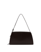 Brown Leather Dalia Baguette Bag | PDP | Antonia