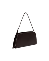 Brown Leather Dalia Baguette Bag | PDP | Antonia