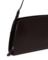 Brown Leather Dalia Baguette Bag | PDP | Antonia