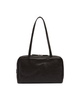 Brown Leather Astra Bowling Bag | PDP | Antonia