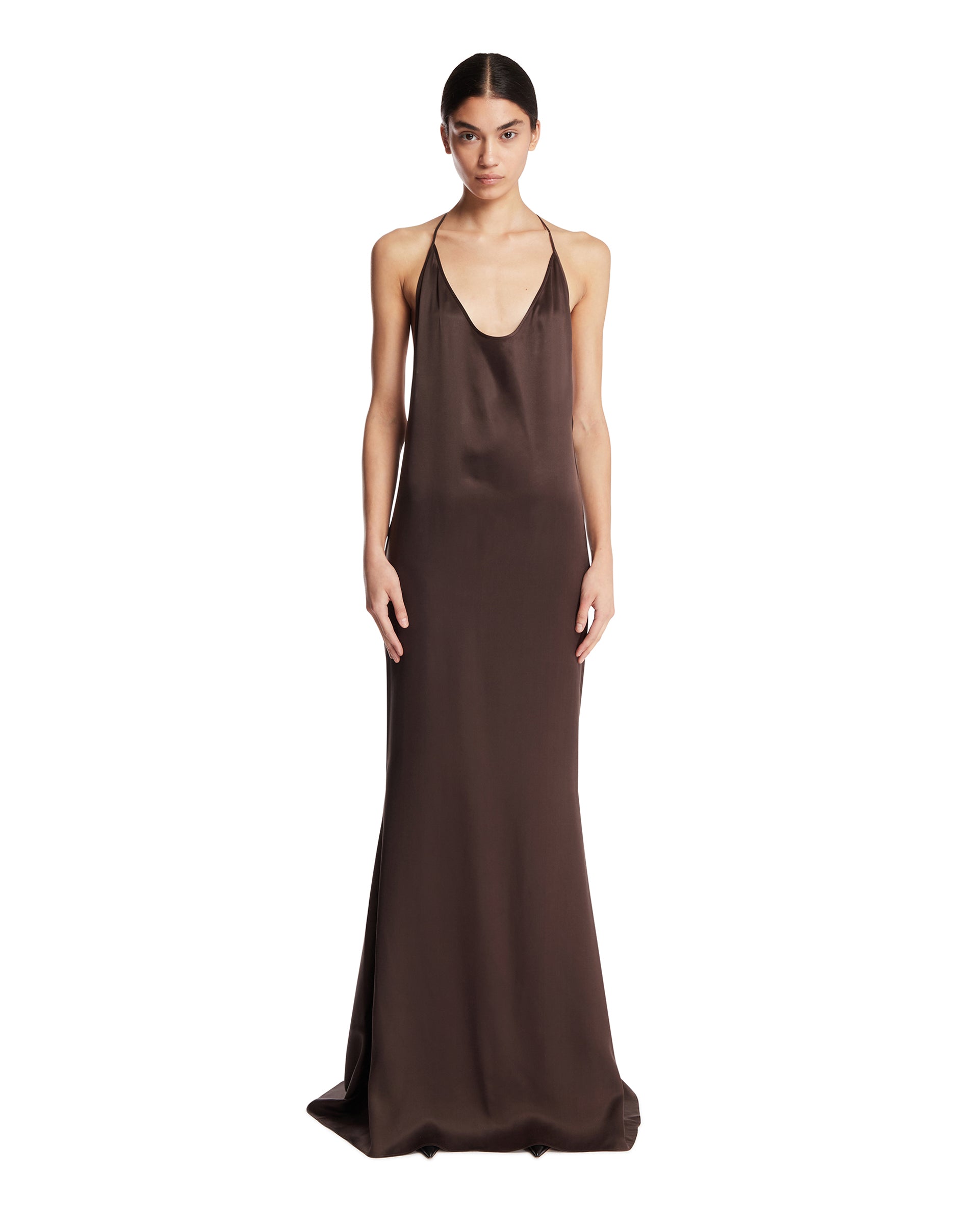 tom ford brown dress Silk Long Buy J.L. Kraft Pure allowing for comfortable wear Size:7 (26) ball gown black wedding dress