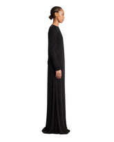 Black Asymmetric Long Dress | PDP | Antonia