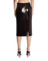 Blue Sequin Midi Skirt | PDP | Antonia