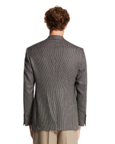 Black Wool and Silk Jacket | PDP | Antonia