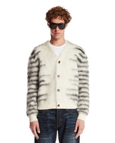 White Mohair and Wool Cardigan | PDP | Antonia