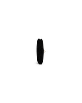 Clutch T-Strap In Suede Nera | PDP | Antonia