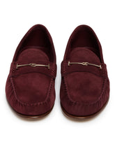 Burgundy Suede Loafers | PDP | Antonia