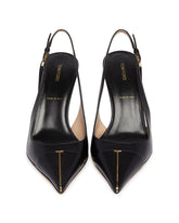 Slingback In Pelle Nere | PDP | Antonia