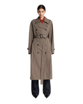 Gray Crisp Summer Trench Coat | PDP | Antonia