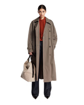 Gray Crisp Summer Trench Coat | PDP | Antonia