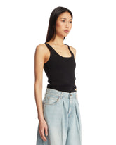 Black Knit Tank Top | PDP | Antonia