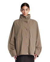 Parachute Jacket In Cotone Grigia | PDP | Antonia