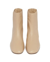 Stivaletti In Pelle Beige | PDP | Antonia