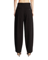 Black Cotton Trousers | PDP | Antonia