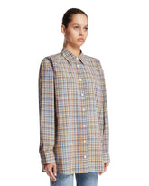 Multicolor Checked Cotton Shirt | PDP | Antonia