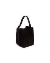 Brown Suede Belted Bag | PDP | Antonia