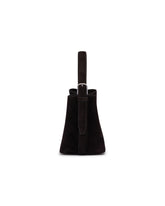 Brown Suede Belted Bag | PDP | Antonia
